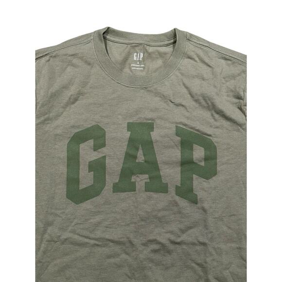 NEW MENS GAP GREEN LOGO EVERDAY SOFT T-SHIRT SIZE M - Picture 6 of 9